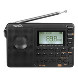 Tivdio Fm/am/sw Radio Bocinas Bass Reproductor De Mp3