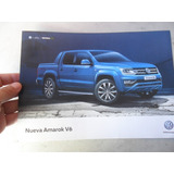 Folleto Publicitario Vw Amarok V6 Volkswagen No Manual 