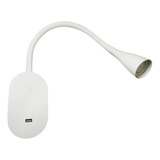 Velador Led Pared Lampara Flexible Touch Dimmer Con Usb 