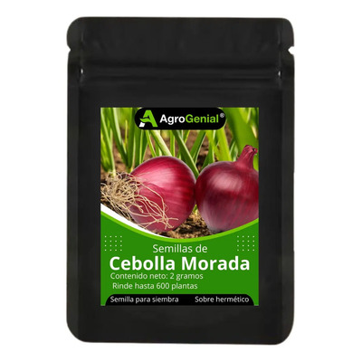 Semilla De Cebolla Morada Roja Para Sembrar Agrogenial Sobre De 600 Semillas | MercadoLibre
