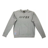 Jm Buzo Liviano Fox Apex Crew Fleece Gris Casual 