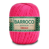 Barbante Barroco Maxcolor 6 Fios 200gr Linha Crochê Colorida Cor Tulipa-3334