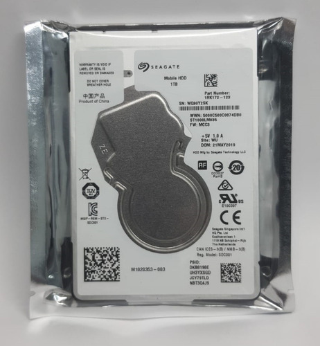 Disco Duro Seagate 1tb 2.5 7mm St1000lm035 Seminuevo