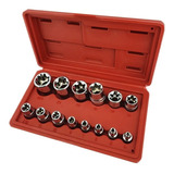 Kit Set Juego De Dados Torx Estrella Hembra 14 Piezas