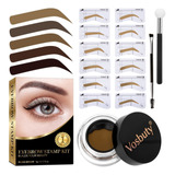 Kit De Plantillas De Sellos De Cejas, Sello De Cejas Para Ce