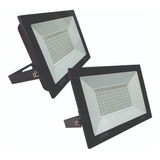 3un Refletor 100w Led Smd Prova D´água Ip66 Holofote 6500k