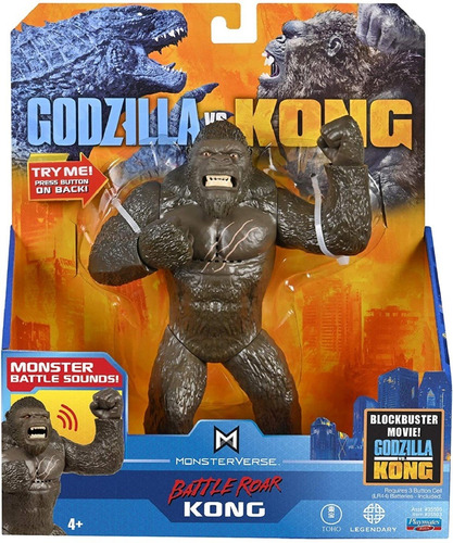 Godzilla Vs Kong Figura C/ Sonido Kong Battle Roar Original 