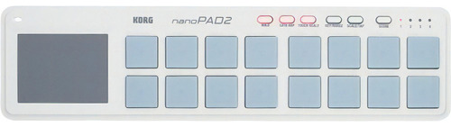 Controlador Midi Korg Nano Pad 2 De 16 Almofadas Branco