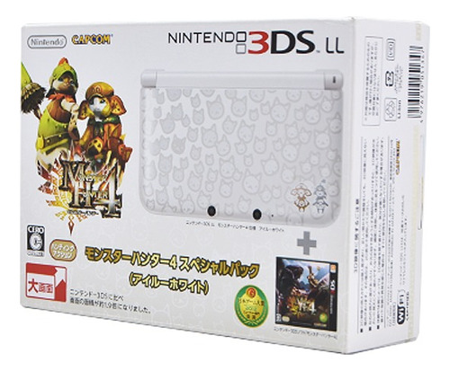 Consola Monster Hunter 4 Airou En Caja Nintendo 3ds Detail