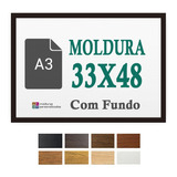 Moldura Quadro A3 33x48 Cm Decorativa Lar Poster