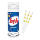 Fita Teste De Ph Cloro Alcalinidade Hth P/ Piscina C/ 25 Un.