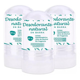Desodorante Natural De Alumbre - Greencare,  3 Piezas