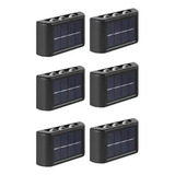 Aplique Solar De Parede Dupla Luz 6led