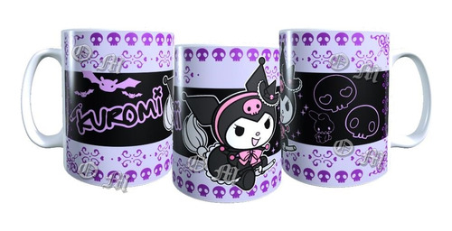 Kuromi Pocillo Aaa Mug Kuromi Hello Kitty Pesonajes Animados