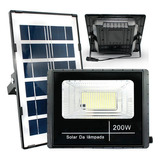 Foco Solar 200w Reflector Panel Interior Exterior Control