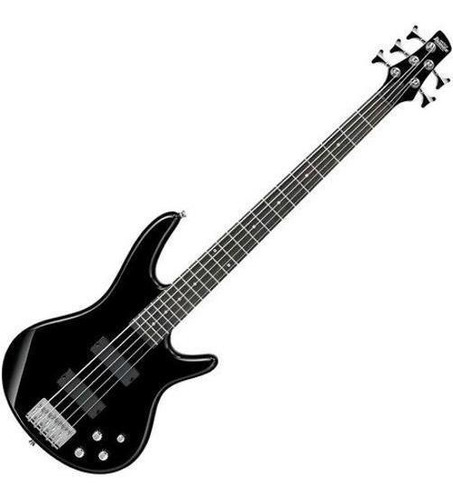 Baixo Ibanez 5 Cordas Ativo Gsr 205 Bk Preto