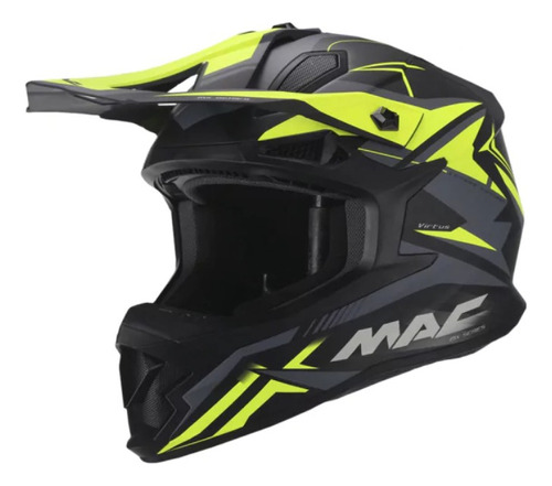 Casco Moto Cross Mx Mac Virtus Sharp Vinker