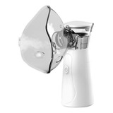 Inhalador Nebulizador Portátil Inalámbrico Recargable De Color Blanco Bivt 110 V/220 V