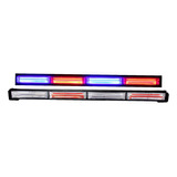 Barra Led Estroboscopica 62.5cm 4 M. Azul/roj Ds