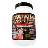 F&nt Gainer Mass Muscle & Weight 2,000 Gr Proteina Sabor Fresas Con Crema