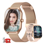 Reloj Smartwatch Bluetooth Llamada Inteligente De Moda Mujer