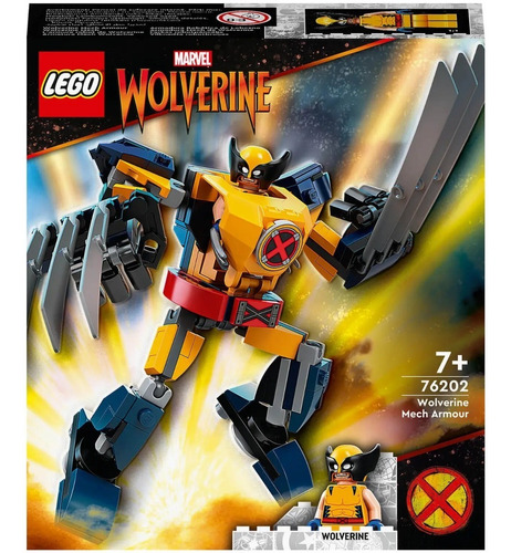 Lego 76202 - Armadura Robótica De Wolverine - Marvel