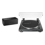 Toca-discos + Caixa De Som Audio-technica At-lp60xspbt-bk