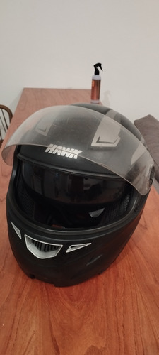 Casco Rebatible Doble Visor Hawk