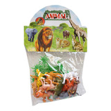 Set Juego Animales De Selva Mini Juguete Niños Plastico