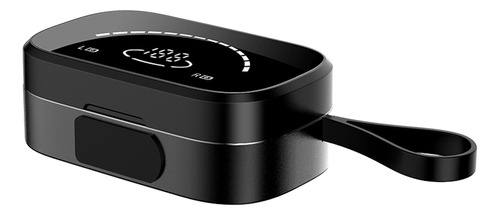 Auricular Bluetooth 5.1 Con Micrófono Pantalla K2s Negro
