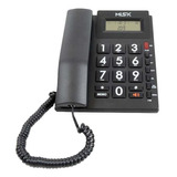 Teléfono Misik Mt862 Fijo - Color Negro