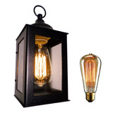 Farol Exterior Aplique C/ Lampara 24w Luz Vintage Pack X 2un