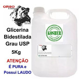 Vg Bidestilada Usp 100% 5k Kosher, Dolomita Esterilizada 1k