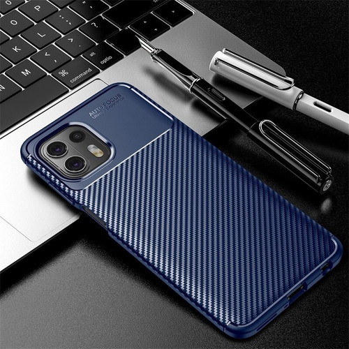 Combo Funda Tpu Autofocus+ F Hidrogel Para Moto Edge 20 Lite