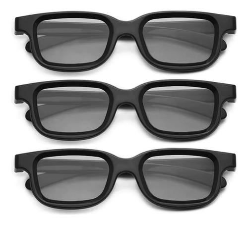 Lentes 3d Pasivos Polarizados Tv Cinema Universales 3pzas