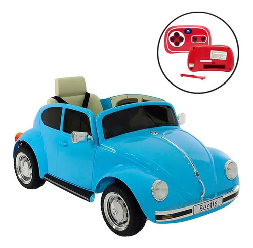 Carrinho Infantil Elétrico Vw Beetle 12v Com Controle Remoto