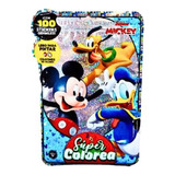 Libro P/ Pintar Super Colorea Mickey Disney Junior - P3