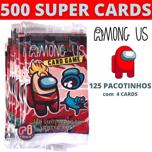 Kit 400 Cards = 100 Pacotinhos/cartas/figurinhas/cartinhas.