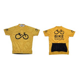 Tricota Amarilla Para Ciclismo Talla L, Nueva