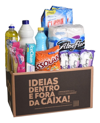 Cesta Basica Lar Feliz Produtos Qualidade Higiene E Limpeza