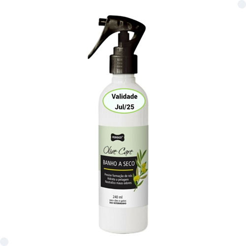 Banho A Seco Olive Care Veggie 240ml Perigot Cães E Gatos