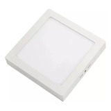 Foco Led Panel Plafon Sobrepuesto Cuadrado 25w Luz Calido