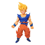 Figura Dragon Ball Goku Super Sayayin Pelo Naramarillo 18cm