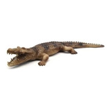 Jacaré Enfeite Jardim Crocodilo Decorativo Resina 61cm