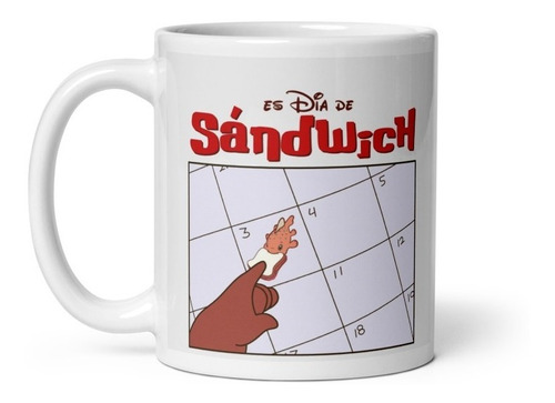 Taza De Es Dia De Sandwich Lilo Y Stich