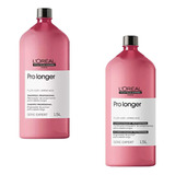  Kit Shampoo E Condicionador Profissional Loreal Pro Longer