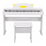 Piano Teclado Para Niños + Banqueta Artesia Fun1wh