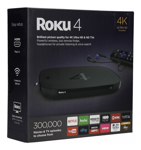 Roku 4 2018 Streaming Nuevo Original Sellado Envio Gratis