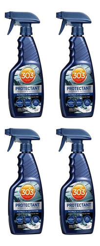 Paq 4 Protector Y Limpiador Liquido De Interiores De Auto