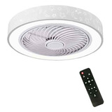 Inteligente Ventilador Techo Lampara Dimmable Control Remoto